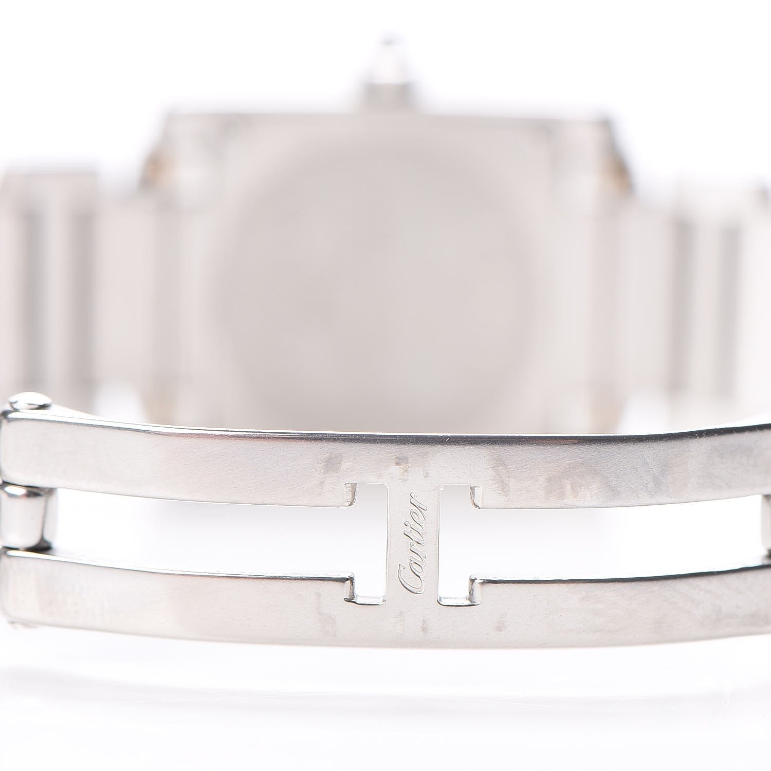 Cartier Stainless Steel 20mm Tank Francaise Quartz Watch 6 of 6