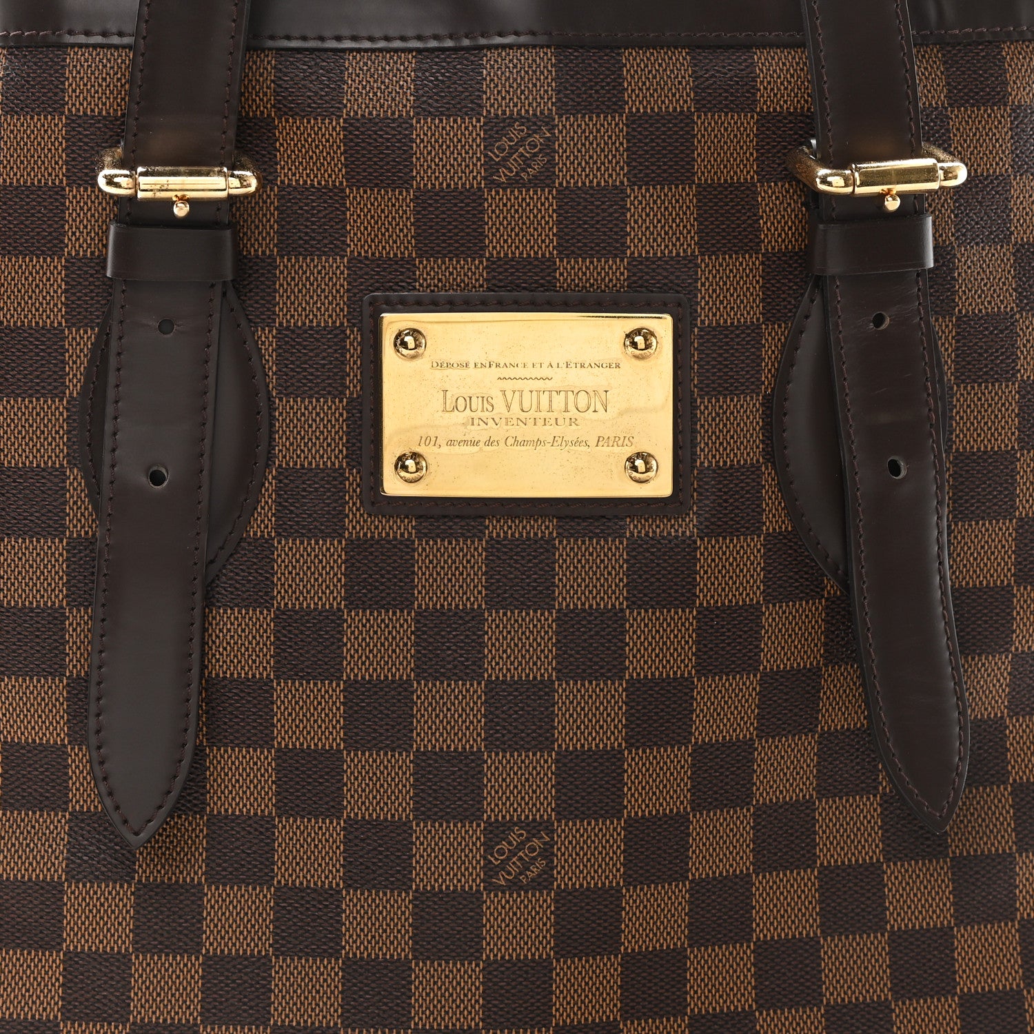Louis Vuitton Damier Ebene Hampstead MM 7 of 9