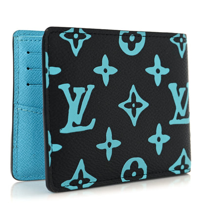 Louis Vuitton Monogram Playground Slender Wallet Black 3 of 7