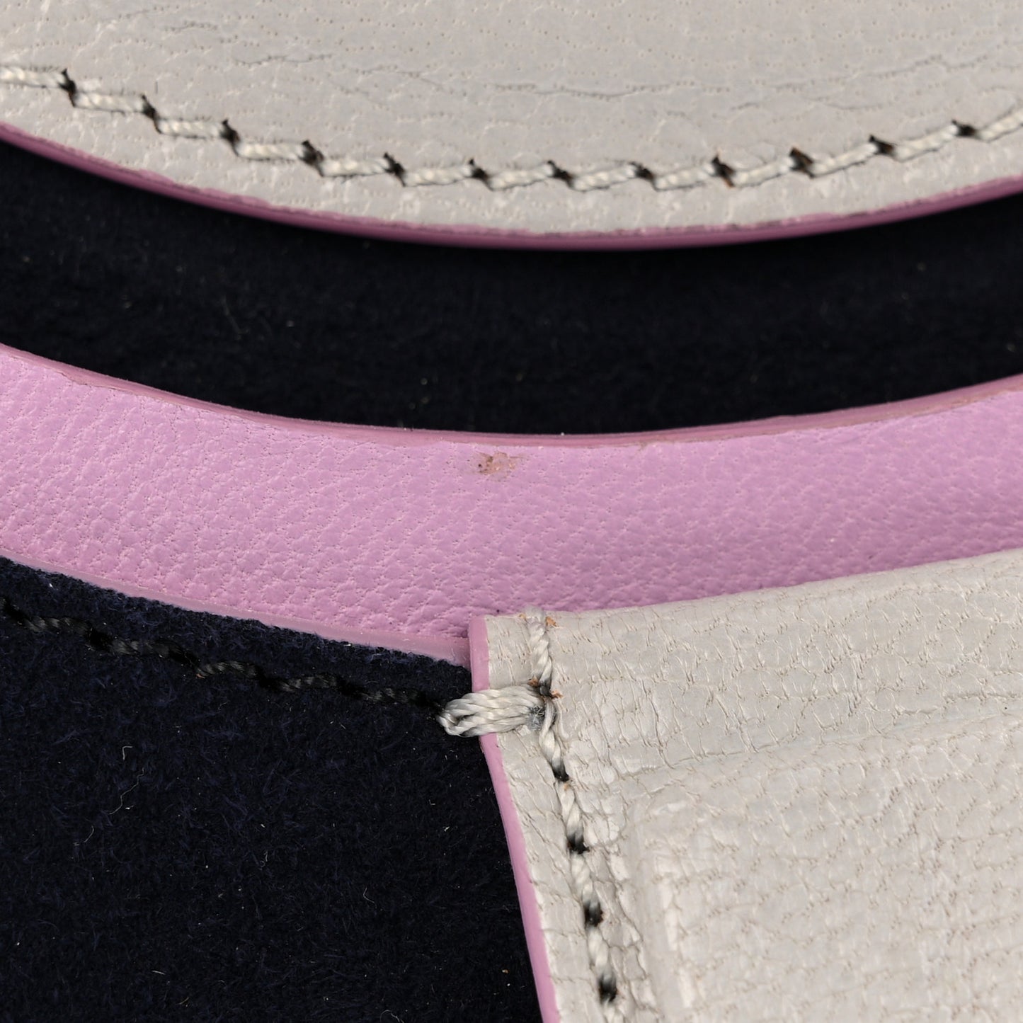 Suede Nappa Goatskin Signature Bag Multicolor