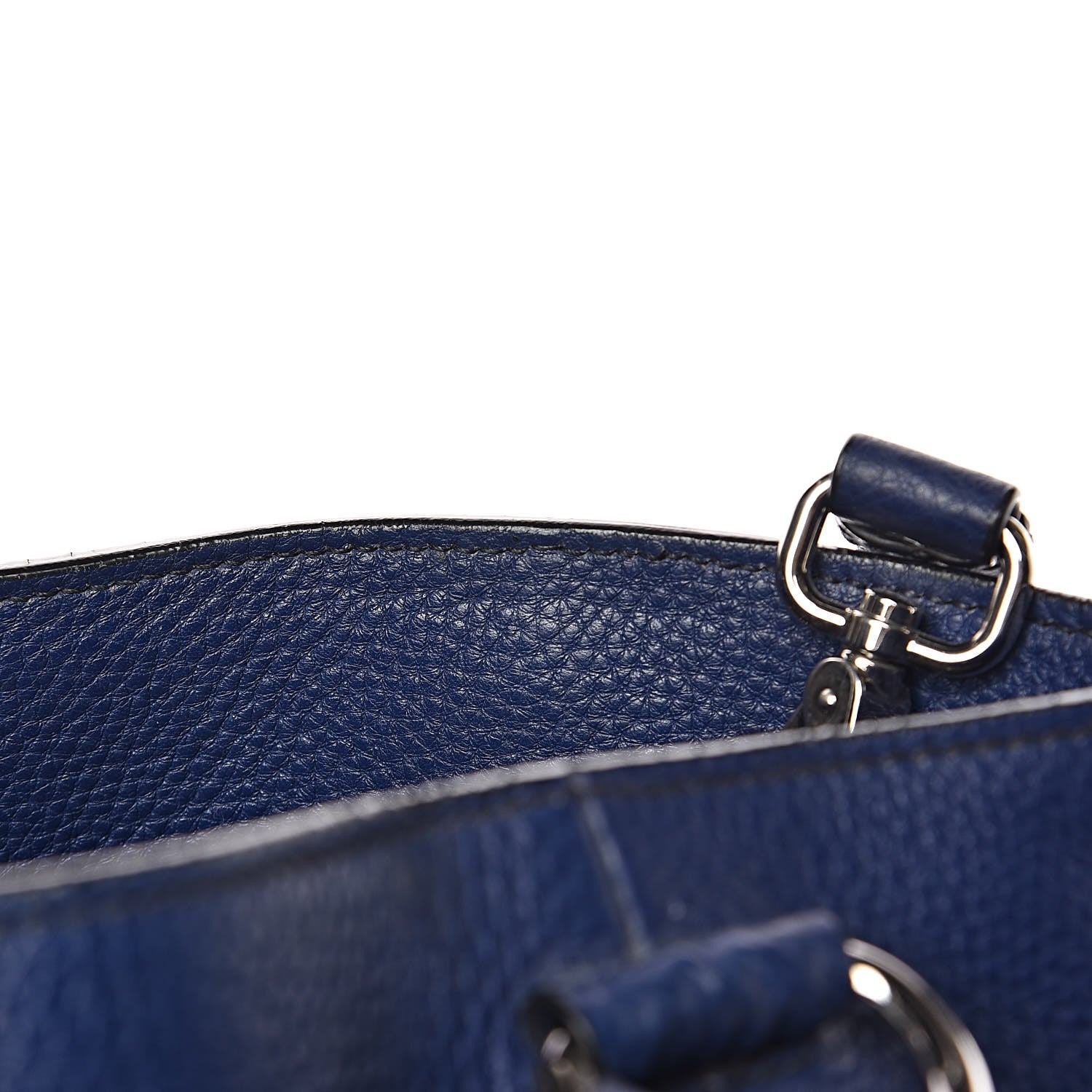 Prada Vitello Daino Side Pocket Tote Inchiostro 18 of 25