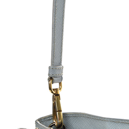 Prada Saffiano Lux Medium Tote Lago 11 of 18