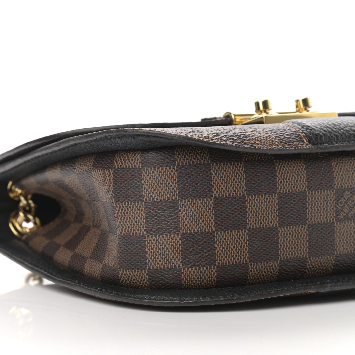 Damier Ebene Cuir Taurillon Wight Black