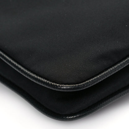 Prada Re-Nylon Saffiano Re-Edition 2000 Double Zip Crossbody Bag Black 11 of 12