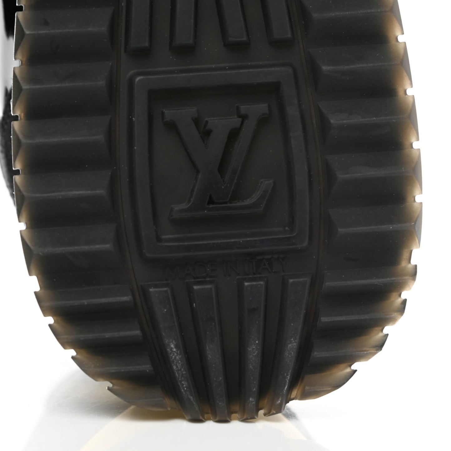 Suede Monogram Run Away Sneakers 38 Black