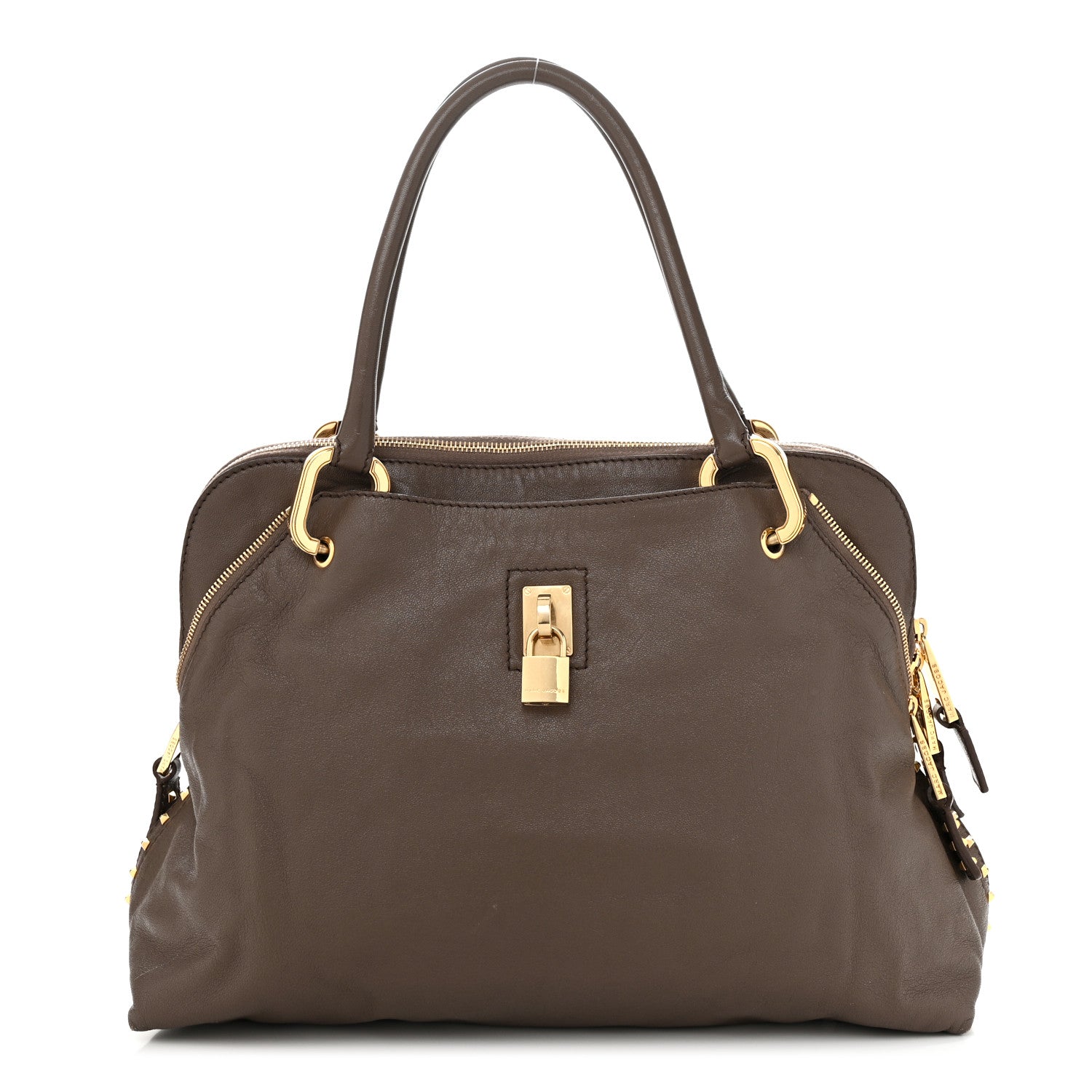Marc Jacobs Lambskin Paradise Rio Satchel Brown 1 of 14