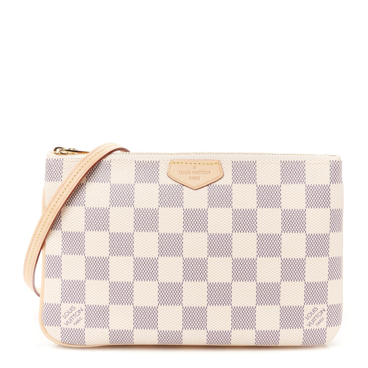 Damier Azur Double Zip Pochette