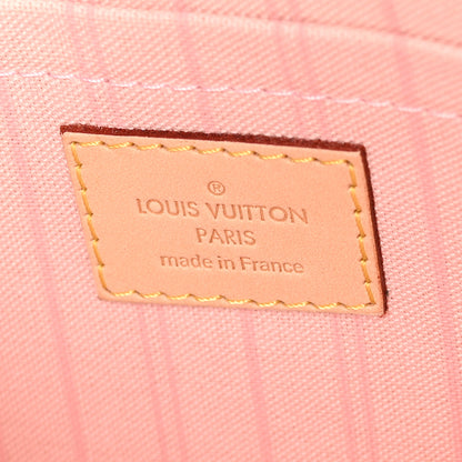 Louis Vuitton Damier Azur Neverfull MM GM Pochette Rose Ballerine 6 of 7