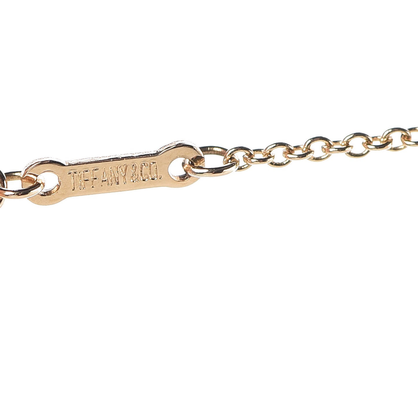 18K Yellow Gold Elsa Peretti Medium Open Heart Pendant Necklace