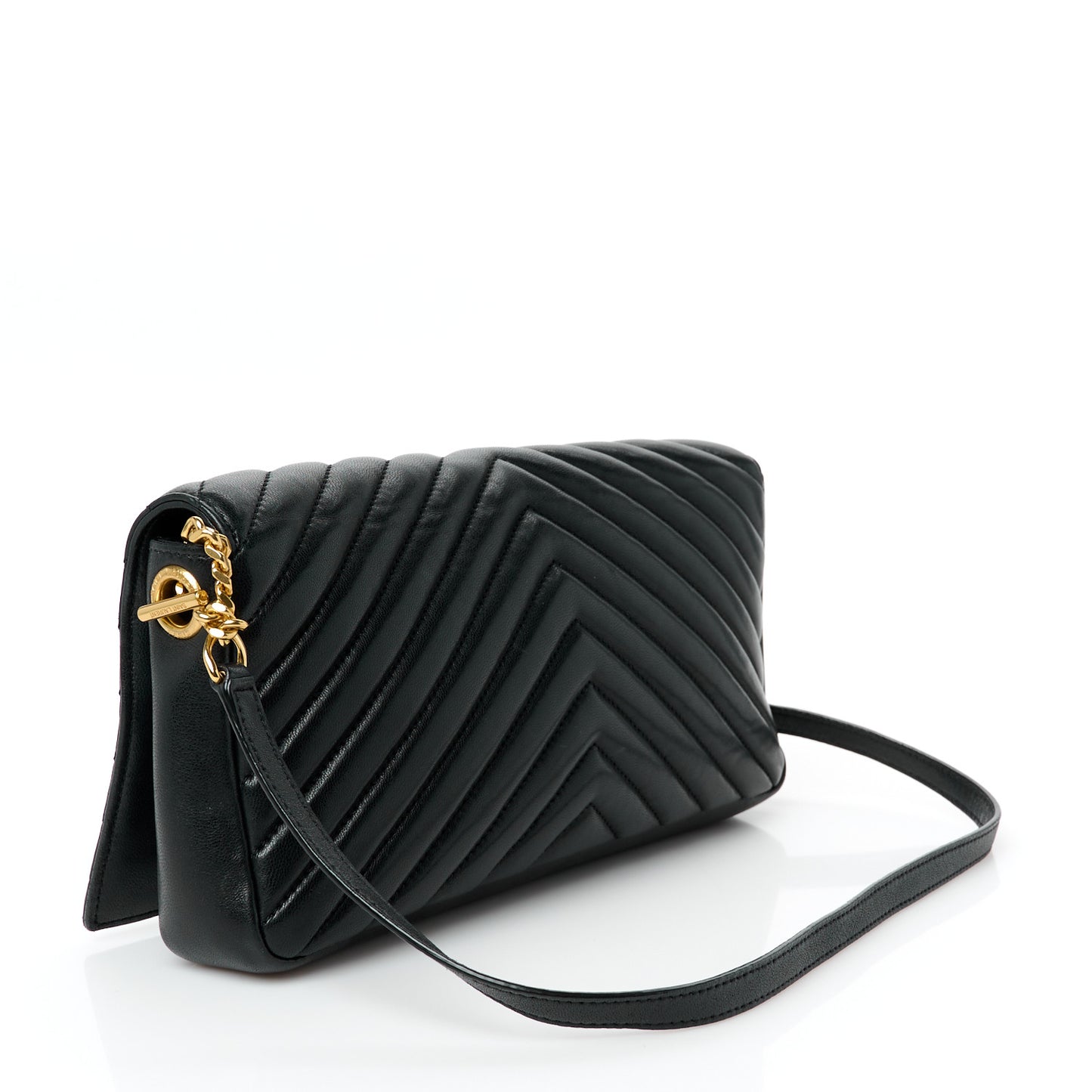 Lambskin Matelasse Monogram Kate 99 Black