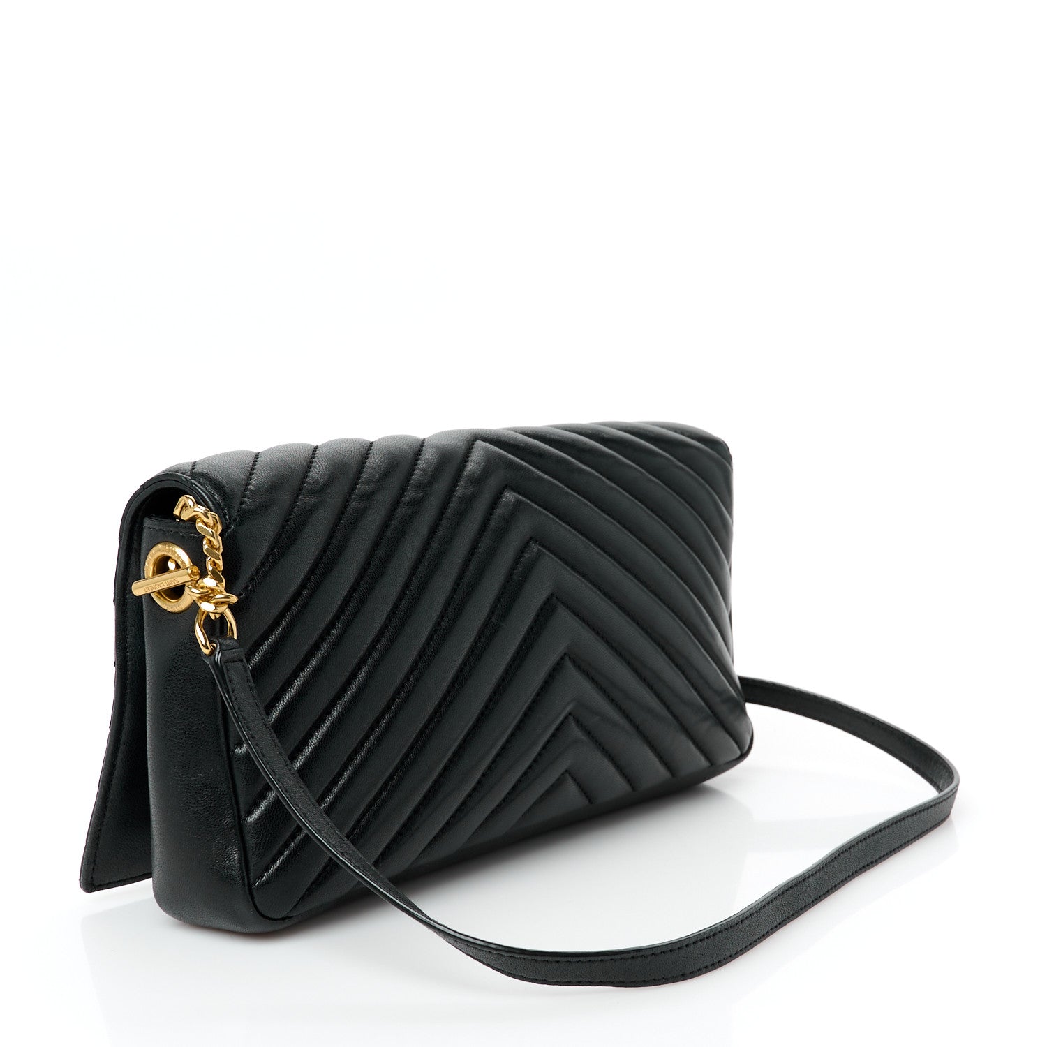 Saint Laurent Lambskin Matelasse Monogram Kate 99 Black 3 of 11