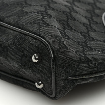 Gucci Monogram Shoulder Bag Black 10 of 12