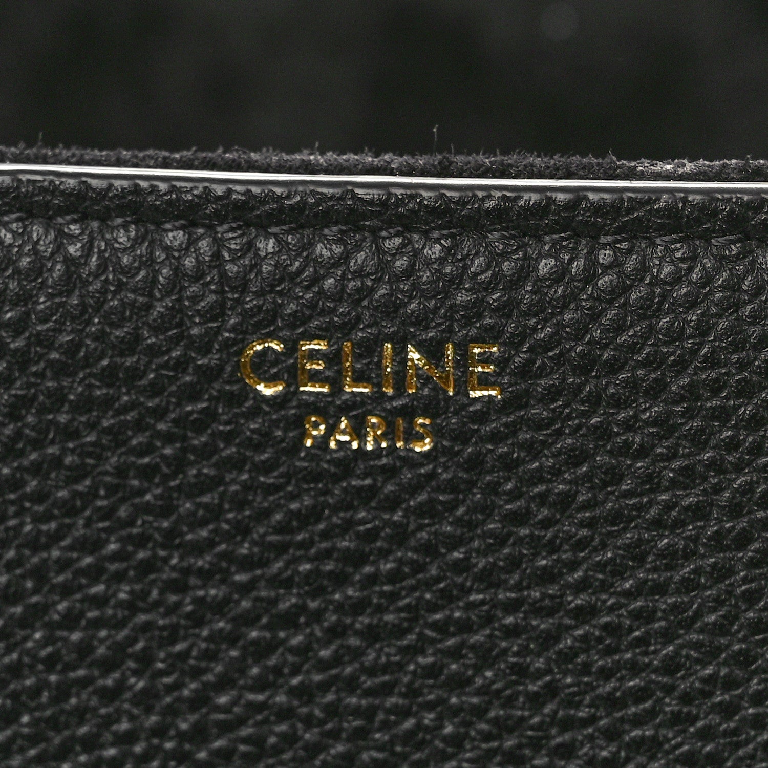 Celine Supple Grained Calfskin Medium Soft 16 Bag Black 6 of 12