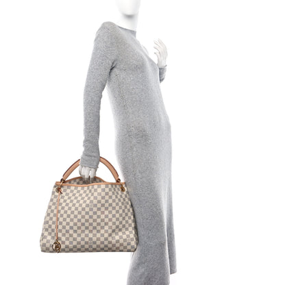 Louis Vuitton Damier Azur Artsy MM 2 of 10