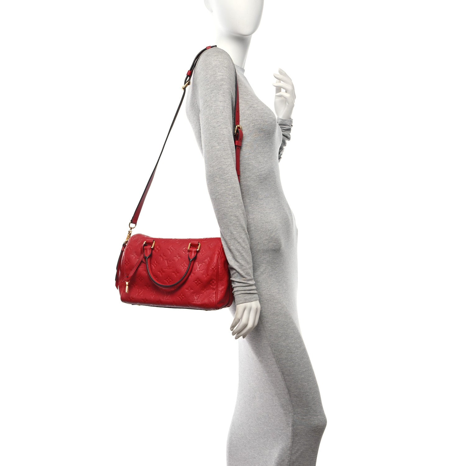 Louis Vuitton Empreinte Speedy Bandouliere 25 Cherry 2 of 10