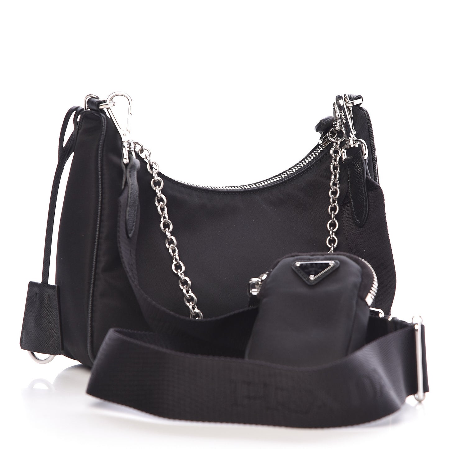 Nylon Re-Edition 2005 Shoulder Bag Black