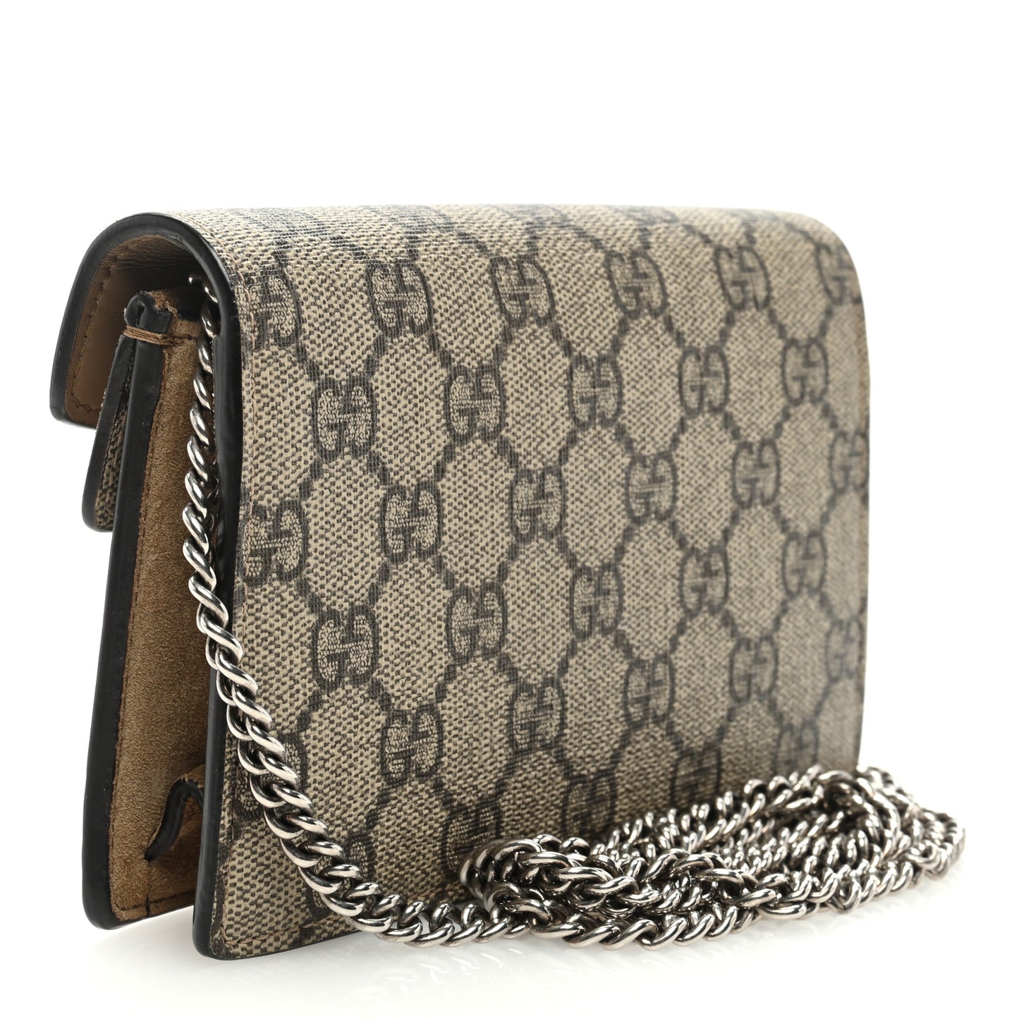 GG Supreme Monogram Super Mini Dionysus Shoulder Bag Taupe