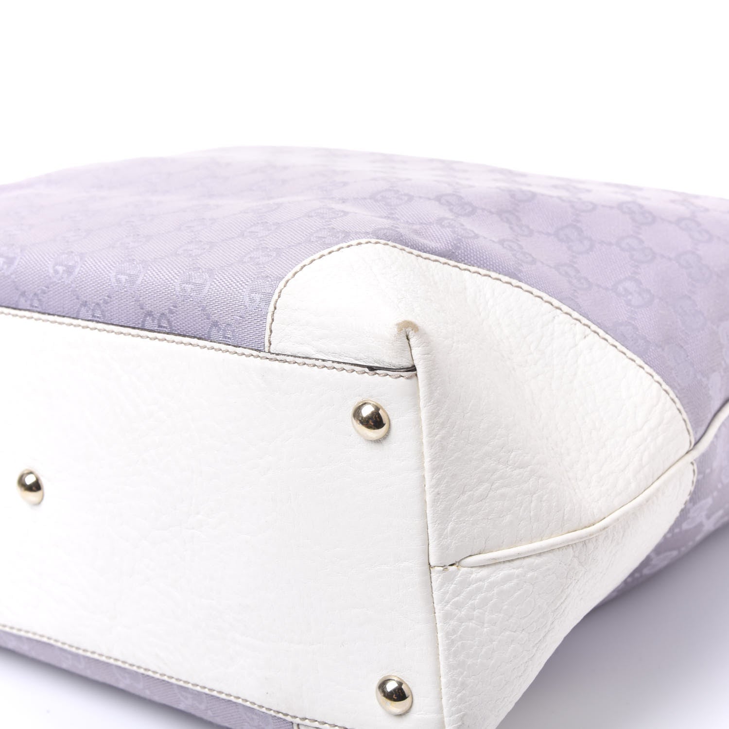 Gucci Monogram Tote Violet White 6 of 14
