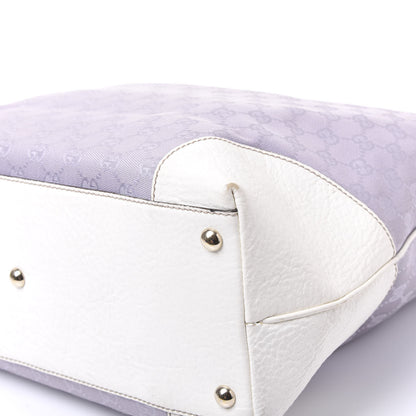 Gucci Monogram Tote Violet White 6 of 14