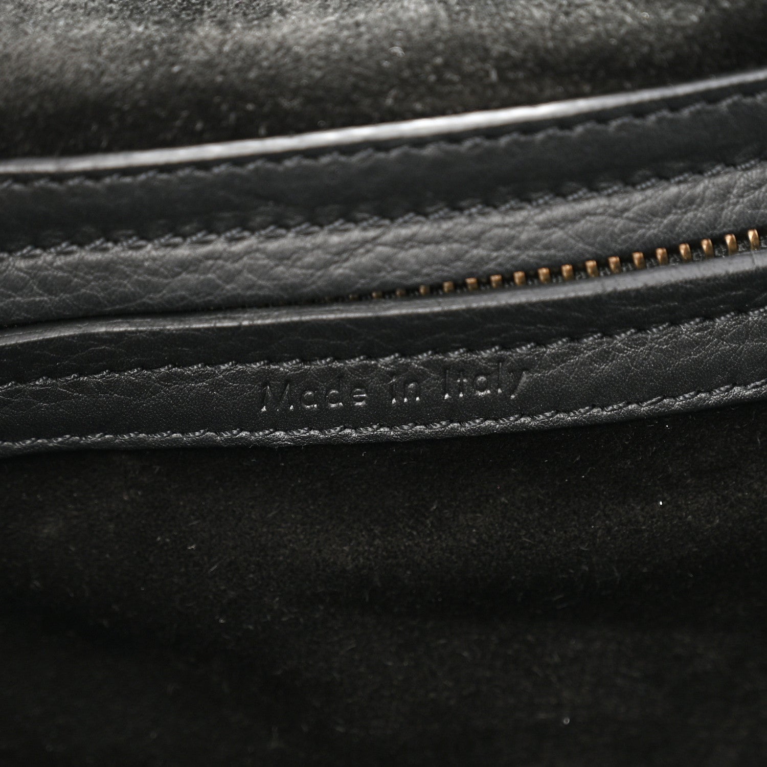 Celine Grained Calfskin Medium Phantom Luggage Black 7 of 11