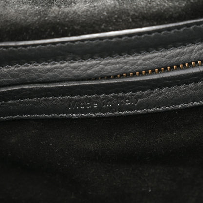 Celine Grained Calfskin Medium Phantom Luggage Black 7 of 11