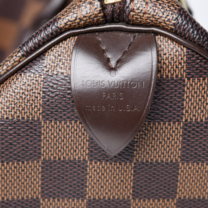 Louis Vuitton Damier Ebene Speedy 30 6 of 15