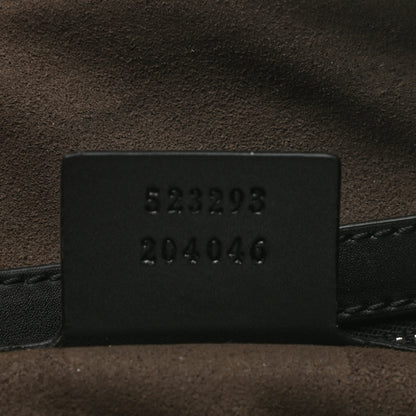 Gucci GG Supreme Monogram Mens Wristlet Black 9 of 11