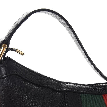Gucci Calfskin Vintage Web Medium Hobo Black 14 of 16