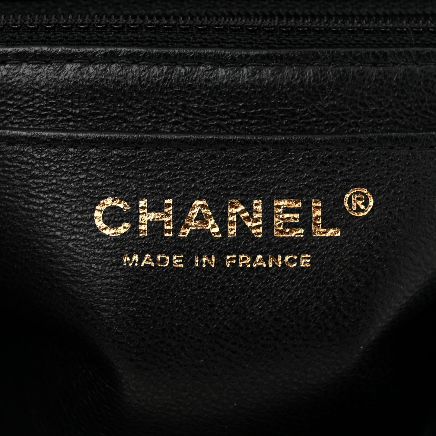 Caviar Quilted Mini Rectangular Flap Black