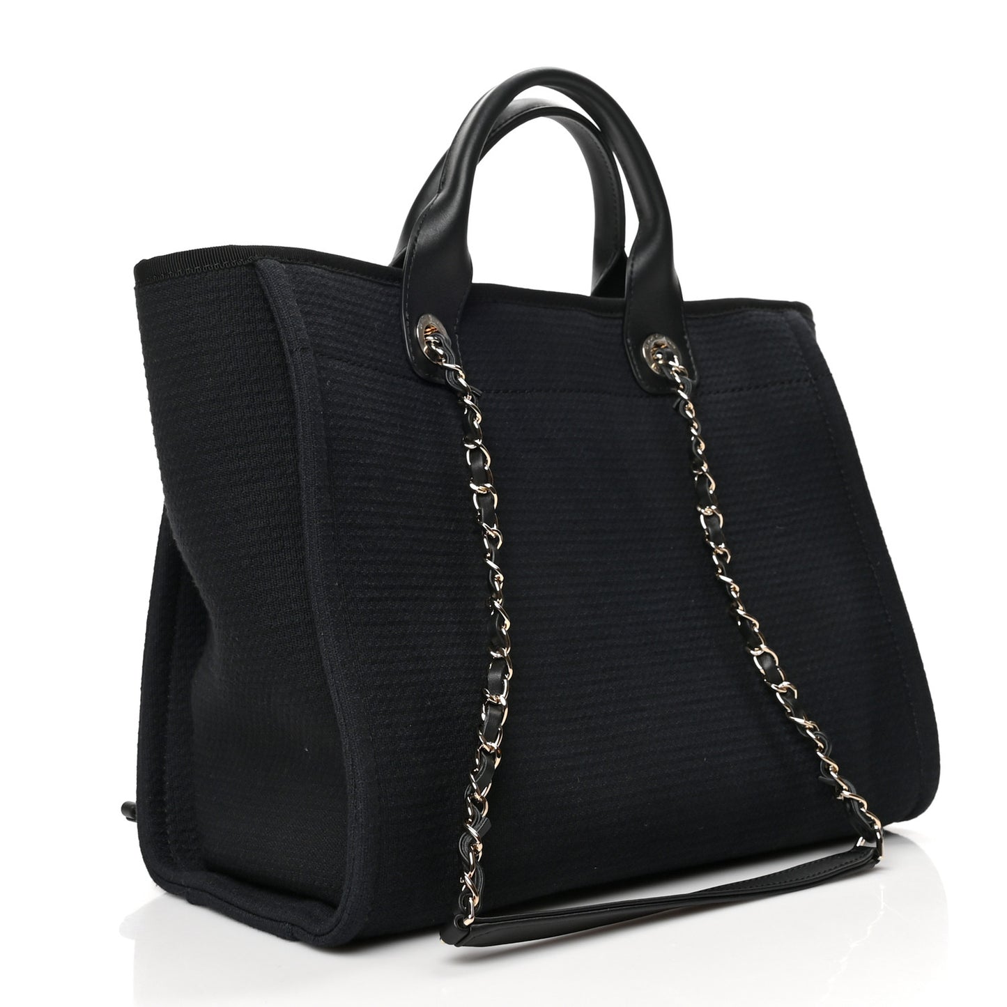 Mixed Fibers Small Deauville Tote Black