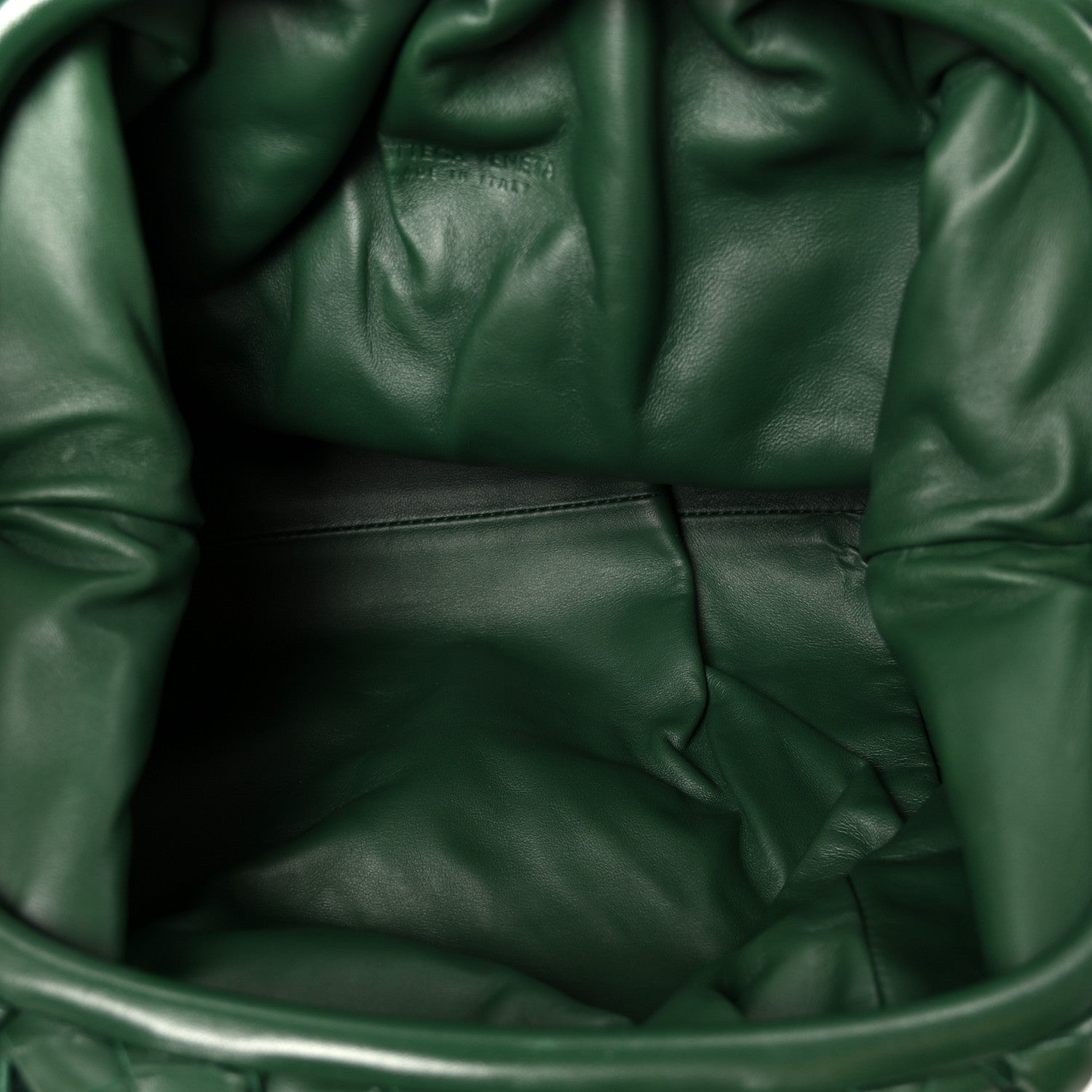 Bottega Veneta Nappa Maxi Intrecciato The Pouch Oversized Clutch Racing Green 5 of 11