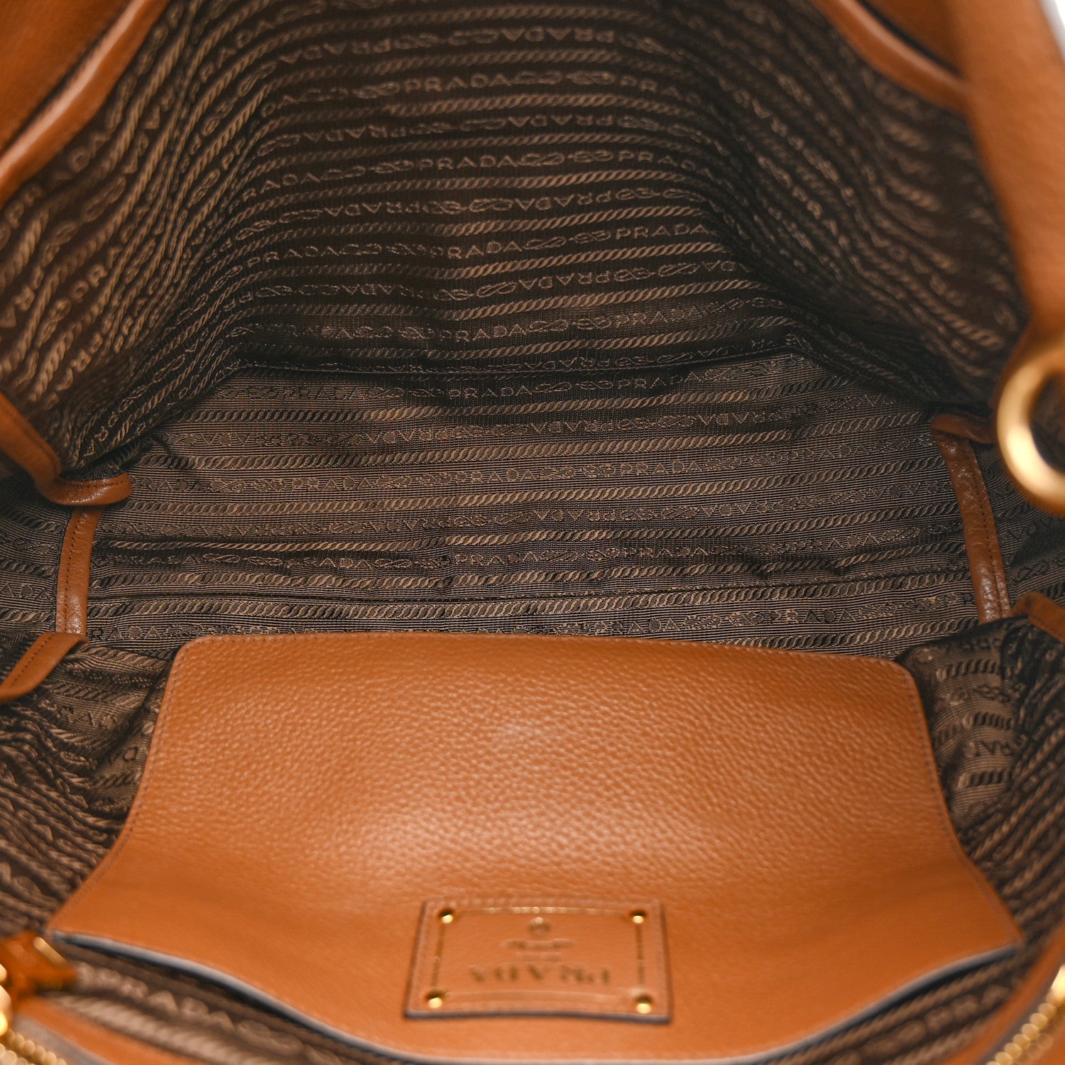 Prada Vitello Phenix Tote Cannella 5 of 13