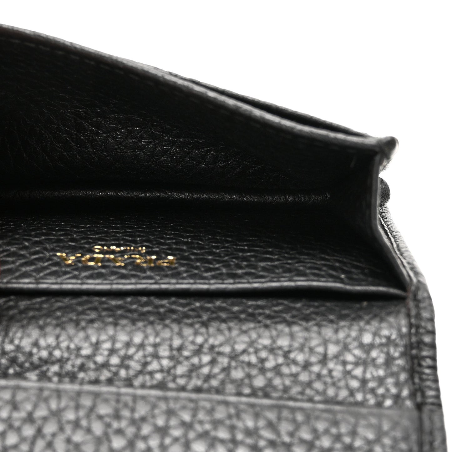 Vitello Grain Move Card Holder Black