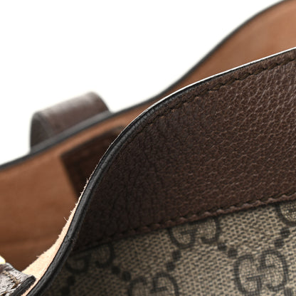 Gucci GG Supreme Monogram Web Ophidia Tote Brown 25 of 26