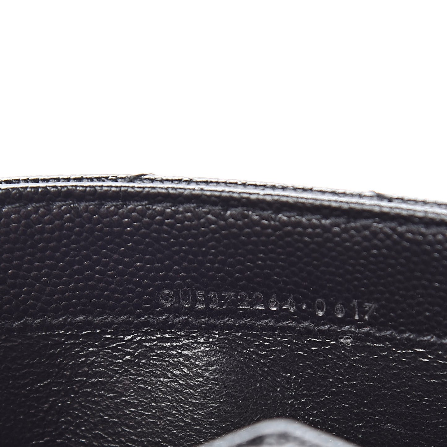 Grain De Poudre Matelasse Chevron Monogram Flap Wallet Black