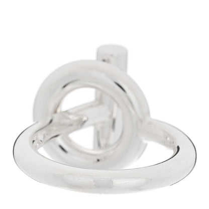 Hermes Sterling Silver GM Echappee Ring 50 5.25 3 of 7