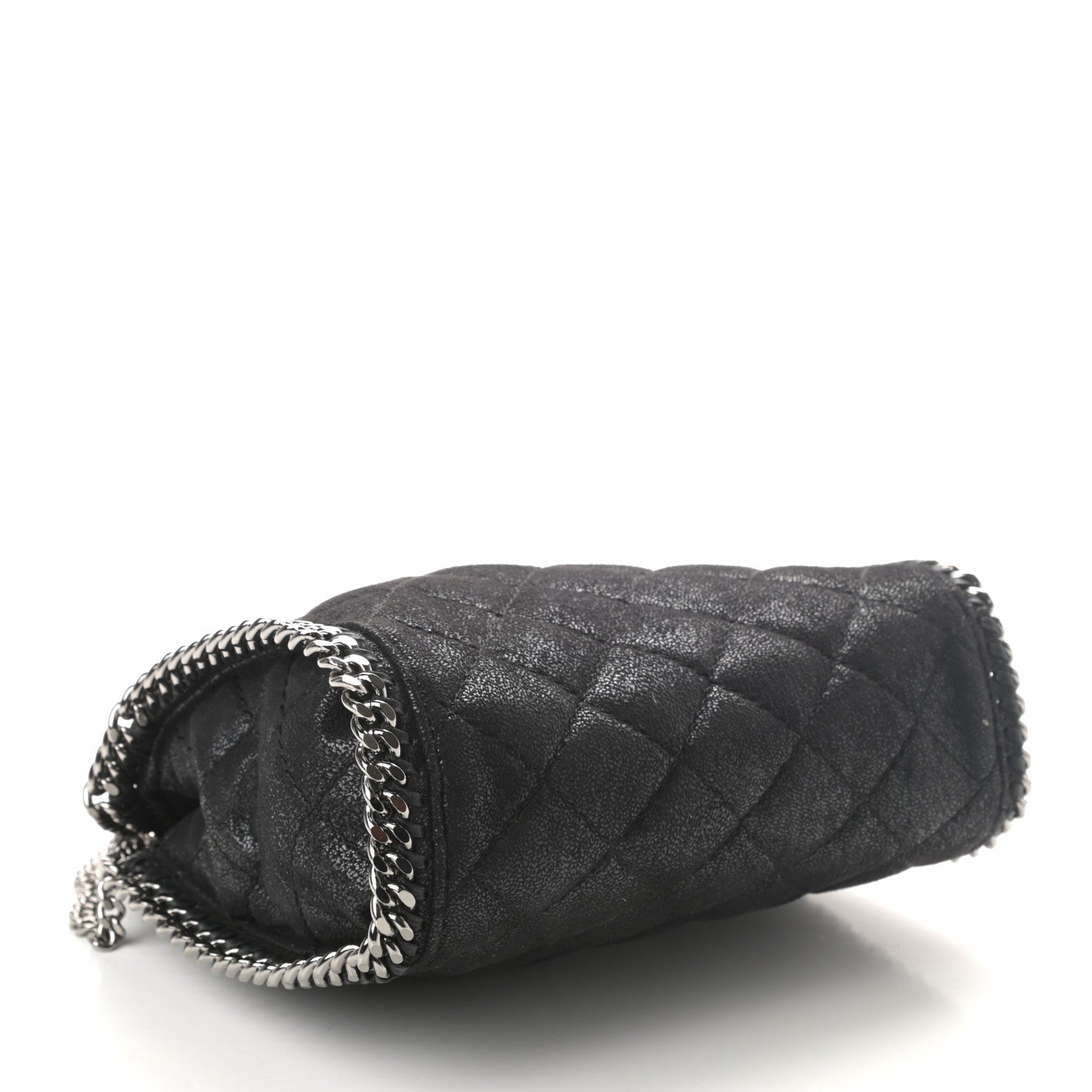Stella McCartney Shaggy Deer Quilted Mini Falabella Tote Black 4 of 9