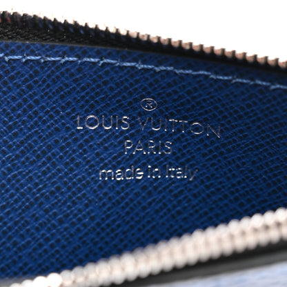 Louis Vuitton Monogram Taiga Coin Card Holder Cobalt 6 of 6