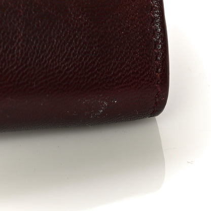 Celine Goatskin Large Flap Wallet Burgundy 12 of 15