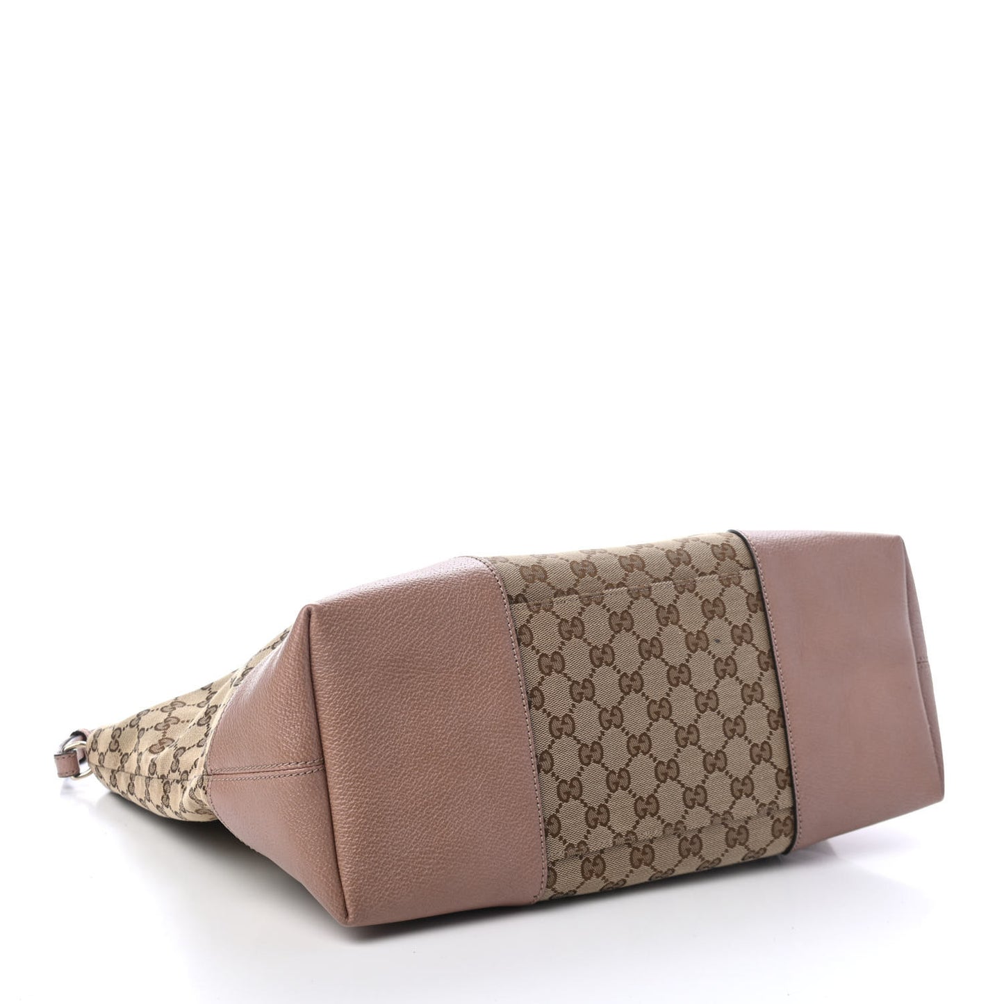 Monogram Large Bree Foldover Tote Beige Soft Pink