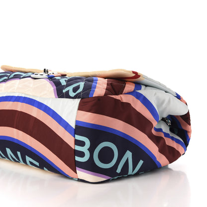 Chanel Fabric Quilted Printed XXL Flap Multicolor 10 of 11