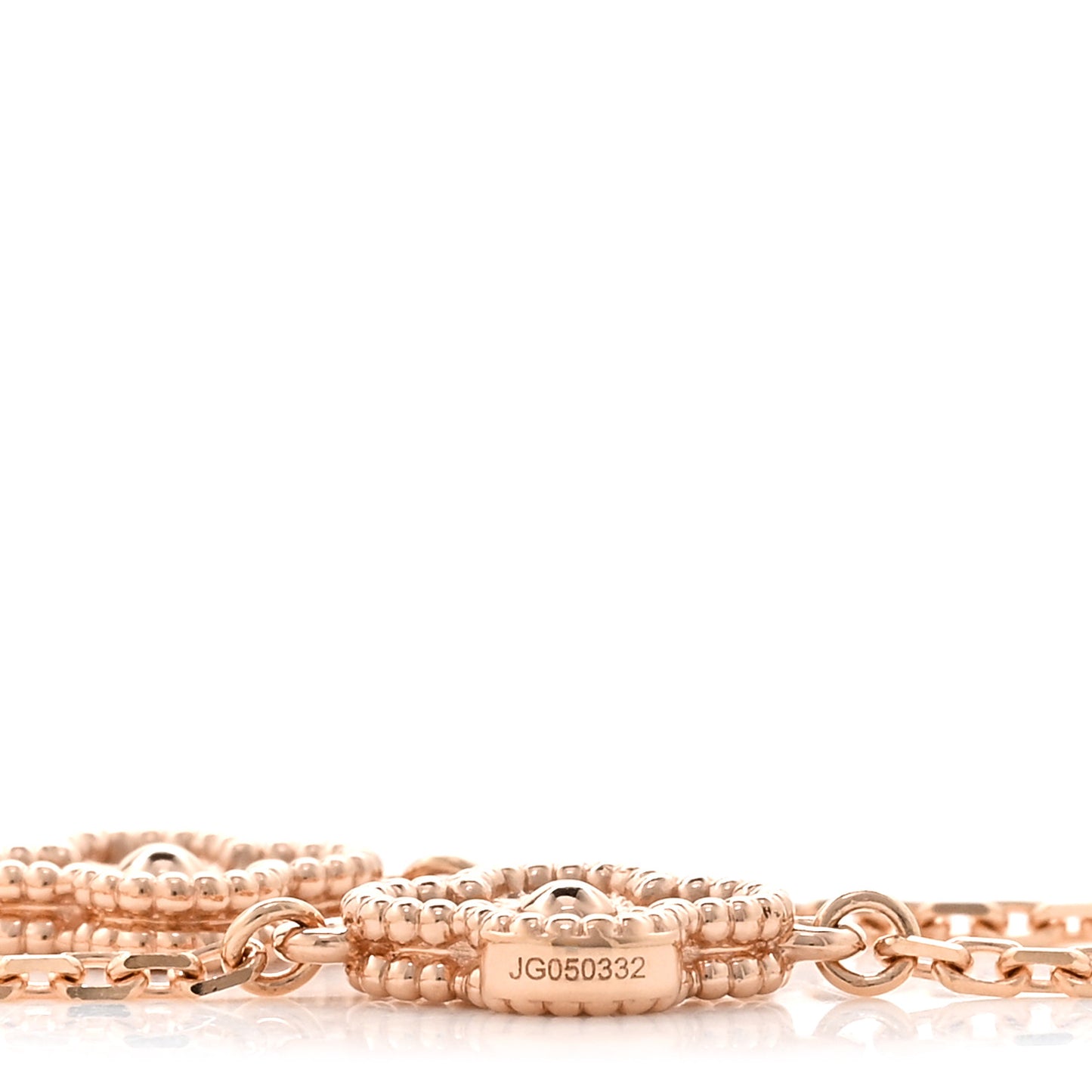 18K Rose Gold 16 Motifs Sweet Alhambra Necklace