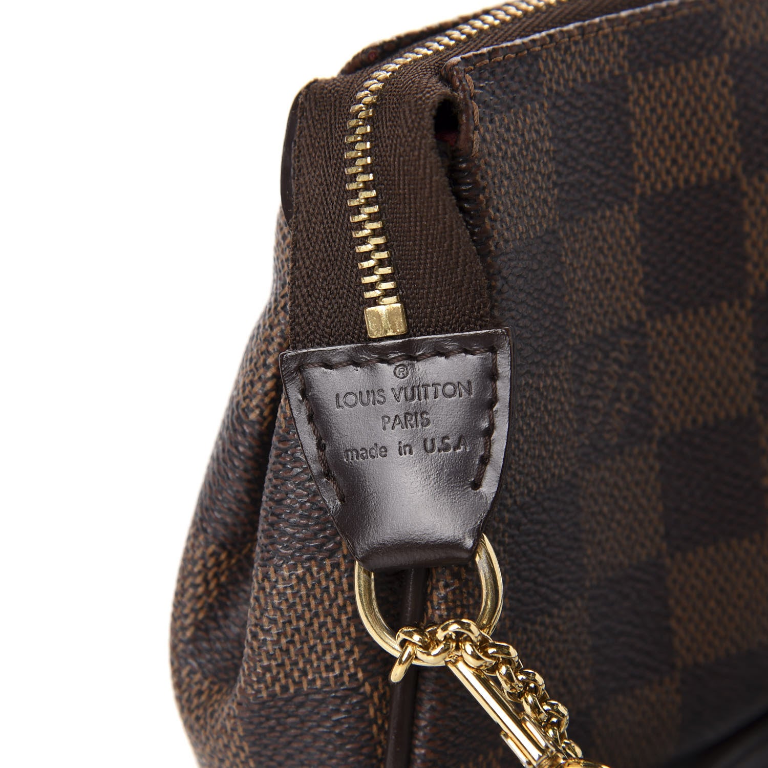 Louis Vuitton Damier Ebene Eva Clutch 10 of 11