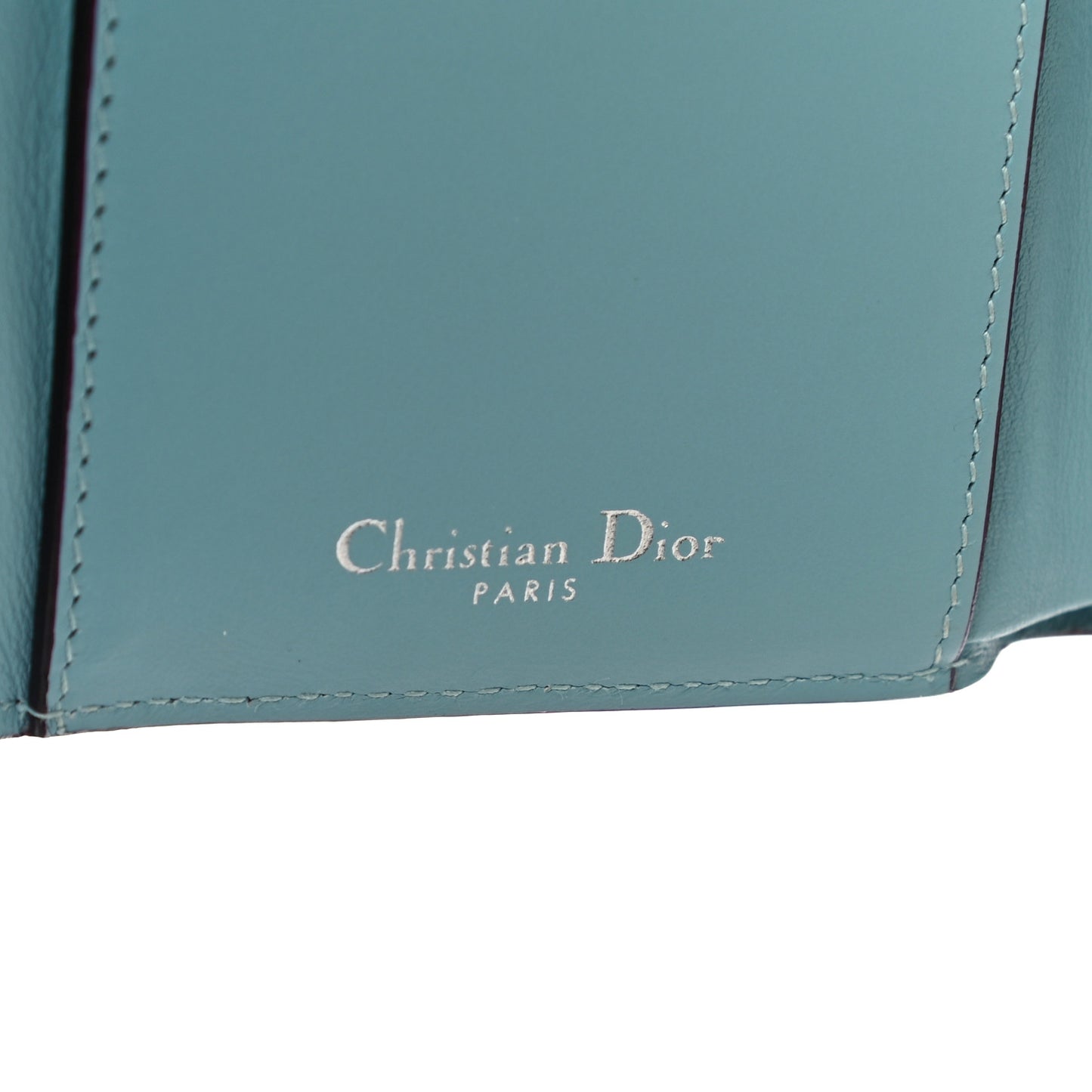 Bullcalf Diorissimo Medium Envelope Wallet Grey Blue