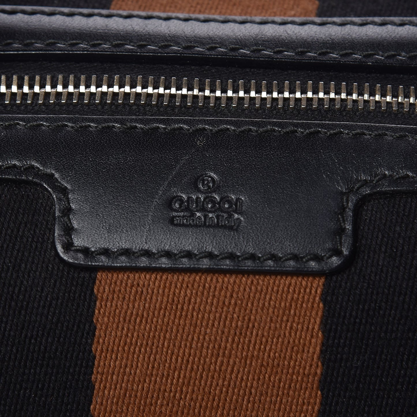 Diamante Vintage Web Small Boston Black