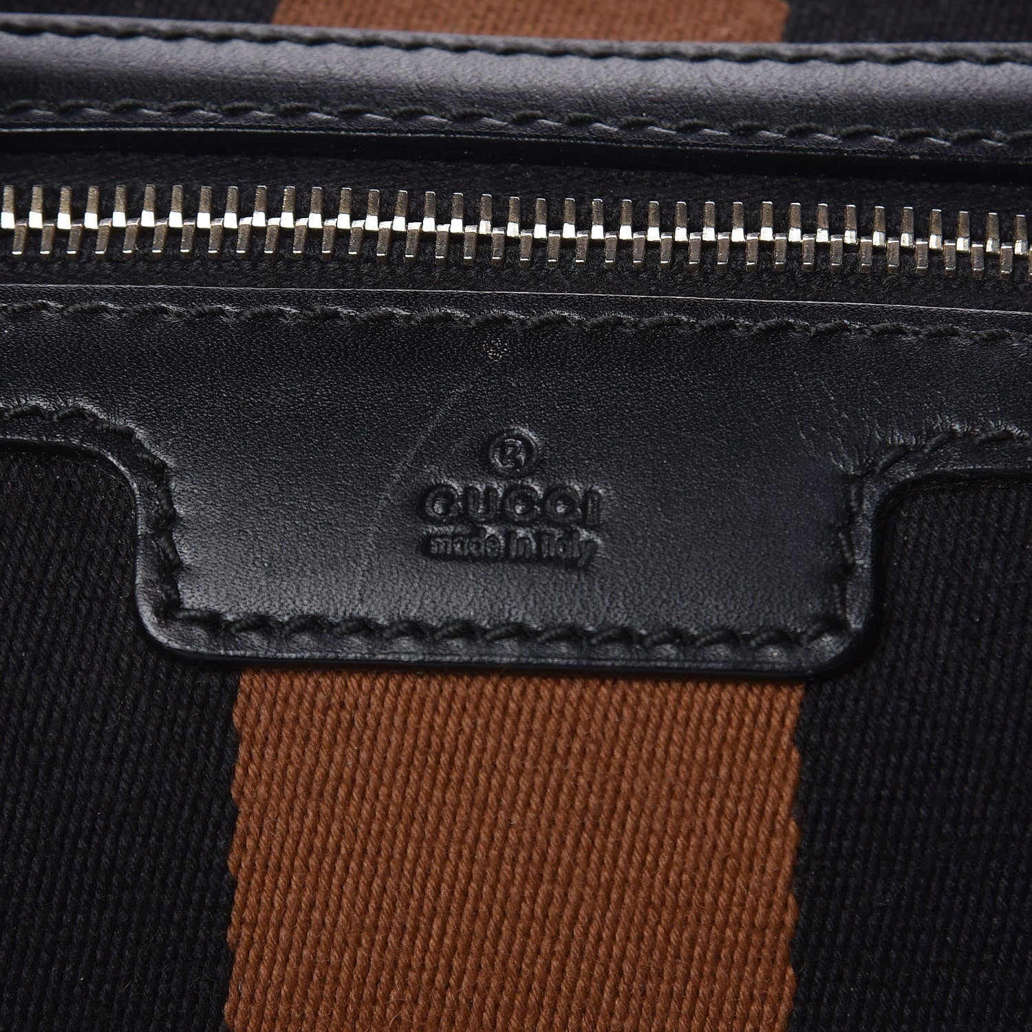 Gucci Diamante Vintage Web Small Boston Black 8 of 12