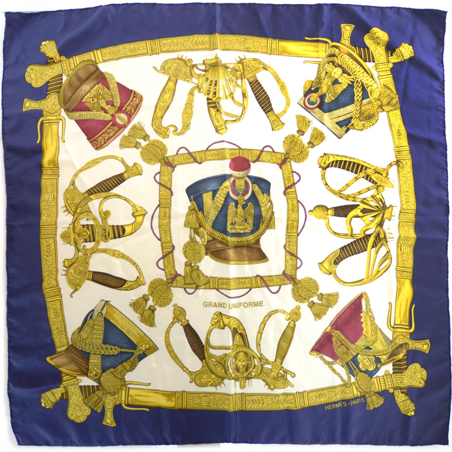 Hermes Silk Grand Uniforme Scarf 90 2 of 5