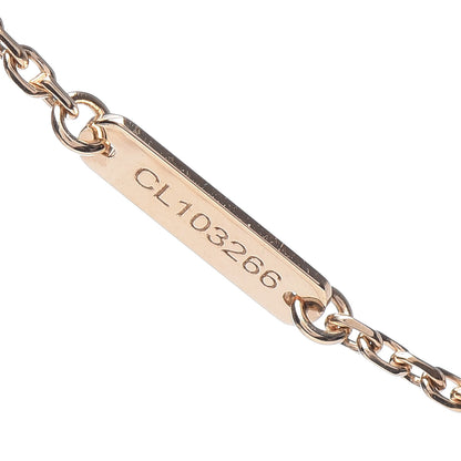 Van Cleef & Arpels 18K Yellow Gold Mother of Pearl Vintage Alhambra Pendant Necklace 7 of 7