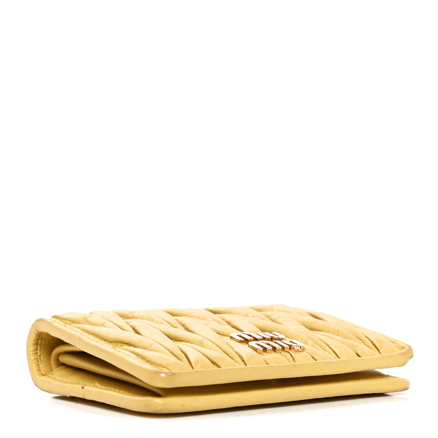 Nappa Matelasse Bi-Fold Compact Wallet Sole