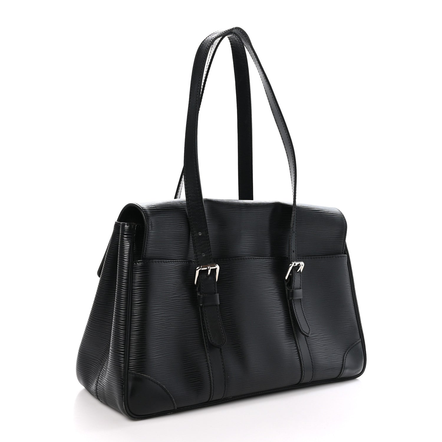 Louis Vuitton Epi Segur MM Black 3 of 11